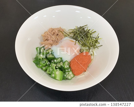 Cold Kamatama Udon with Mentaiko (spicy cod roe) Cold Kamatama Udon with Mentaiko (spicy cod roe) 138547227