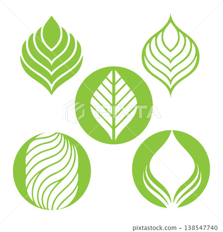 Fresh Natural Leaf Logo Design Fresh Natural Leaf Logo Design 138547740