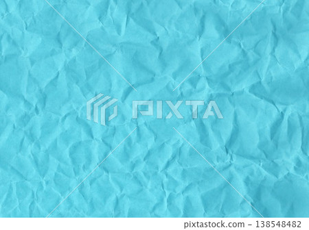 Blue kraft paper wrinkles Blue kraft paper wrinkles 138548482