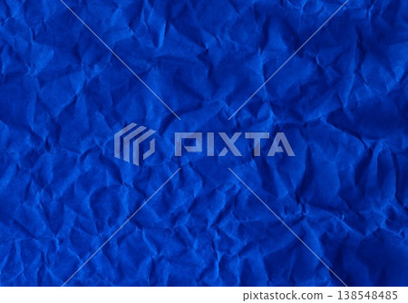 藍色牛皮紙的皺紋 藍色牛皮紙的皺紋 138548485