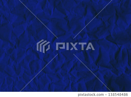 深藍色牛皮紙的褶皺 138548486