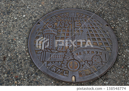明石，位於子午線上的城市，井蓋 138548774