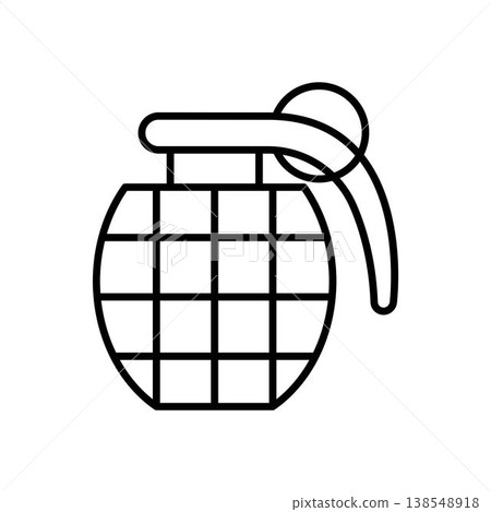 Grenade icon vector design templates Grenade icon vector design templates 138548918