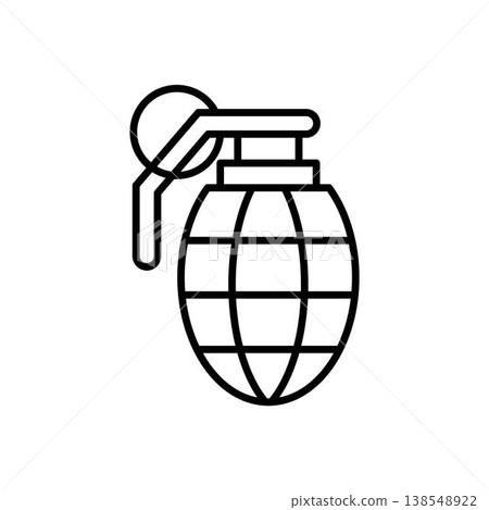 Grenade icon vector design templates Grenade icon vector design templates 138548922