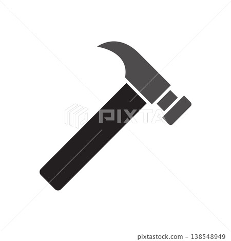 Hammer icon vector design templates simple and modern concept Hammer icon vector design templates simple and modern concept 138548949