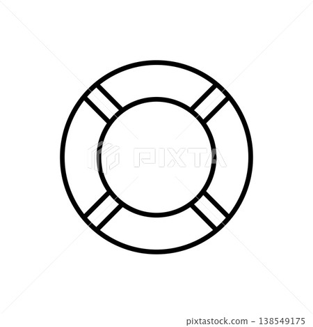 Lifebuoy icon vector design templates simple and modern 138549175