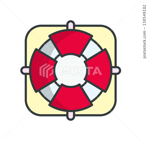 Lifebuoy icon vector design templates simple and modern Lifebuoy icon vector design templates simple and modern 138549182