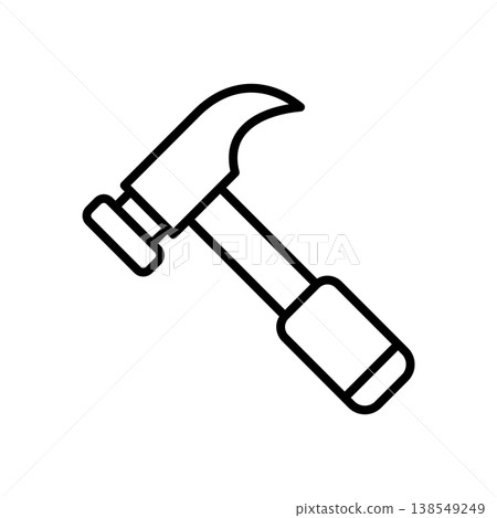 Hammer icon vector design templates simple and modern concept 138549249