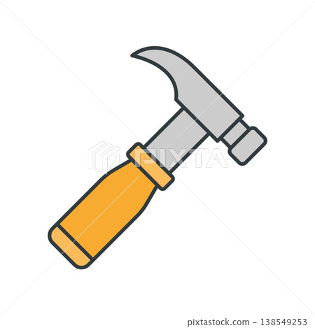 Hammer icon vector design templates simple and modern concept Hammer icon vector design templates simple and modern concept 138549253