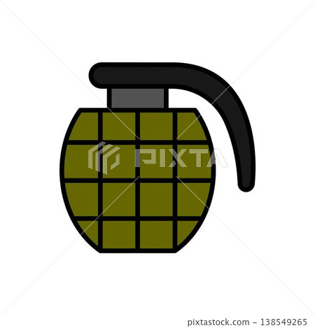 Grenade icon vector design templates Grenade icon vector design templates 138549265