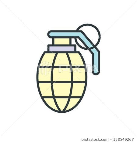 Grenade icon vector design templates Grenade icon vector design templates 138549267