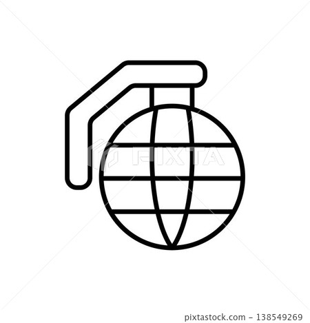 Grenade icon vector design templates Grenade icon vector design templates 138549269