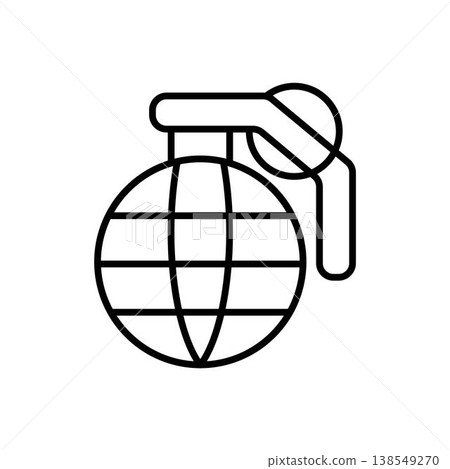 Grenade icon vector design templates Grenade icon vector design templates 138549270
