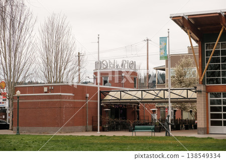 Puyallup, Washington, USA, 04.04.2026 - Pioneer Park, Puyallup: Park Installation, Washington, USA Puyallup, Washington, USA, 04.04.2026 - Pioneer Park, Puyallup: Park Installation, Washington, USA 138549334