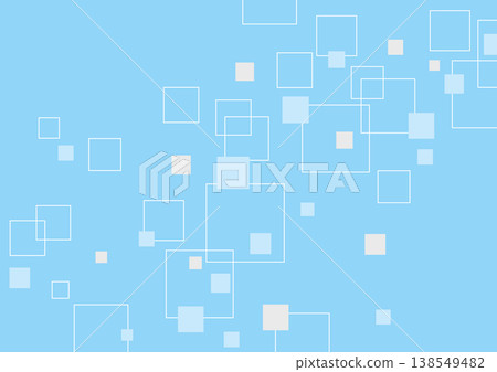 淺藍色幾何圖案背景 138549482