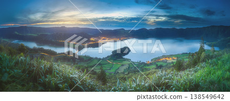 Mountain landscape Ponta Delgada island, Azores Mountain landscape Ponta Delgada island, Azores 138549642