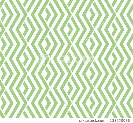 Abstract geometric pattern. A seamless vector background. White and green ornament. Graphic modern pattern. Simple lattice graphic design Abstract geometric pattern. A seamless vector background. White and green ornament. Graphic modern pattern. Simple lattice graphic design 138550086