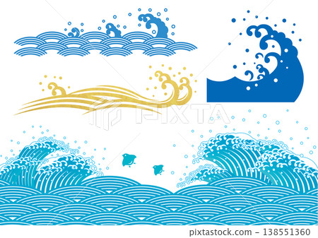 波浪插圖集 波浪插圖集 138551360