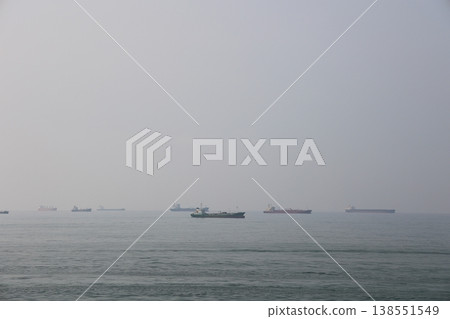 Cargo ships, Kaohsiung Port, Kaohsiung, Taiwan Cargo ships, Kaohsiung Port, Kaohsiung, Taiwan 138551549