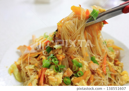 Pumpkin Rice Noodles, Penghu, Taiwan, Food, Snacks 138551607