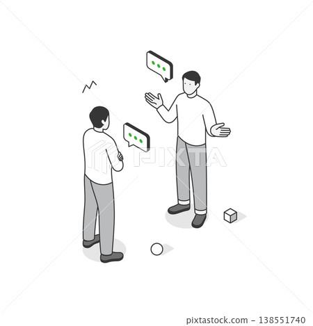 對話,等距視角 對話,等距視角 138551740