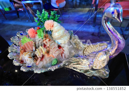 Sashimi, food, snacks 138551852