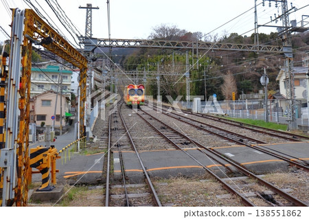 生駒纜車線路一覽，這條路線已成為當地居民日常生活的重要交通要道（奈良縣生駒市） 138551862