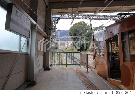 View towards Hozanji Station from Torii-mae Station on the Ikoma Cable Car (Ikoma City, Nara Prefecture) View towards Hozanji Station from Torii-mae Station on the Ikoma Cable Car (Ikoma City, Nara Prefecture) 138551864