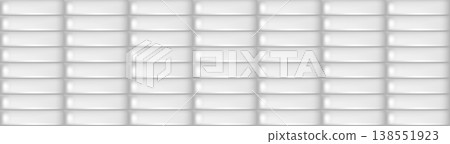 Grey bathroom tile wall background. ceramic kitchen floor, square mosaic 3d pattern Grey bathroom tile wall background. ceramic kitchen floor, square mosaic 3d pattern 138551923