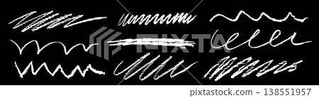 Chalk textured background, brush scribble Chalk textured background, brush scribble 138551957