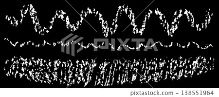 Chalk textured background, brush scribble 138551964
