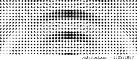 Radial dot halftone pattern. Gradient concentric ripple background, circular grid texture Radial dot halftone pattern. Gradient concentric ripple background, circular grid texture 138551997