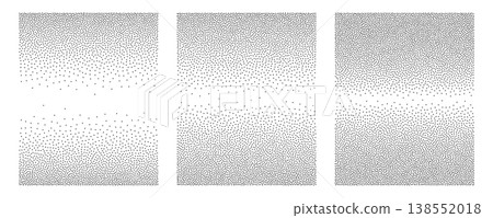 Noise grain gradient background, dot pattern spray effect set Noise grain gradient background, dot pattern spray effect set 138552018