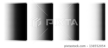 Dot halftone pattern, square pixel gradient abstract backgrounds Dot halftone pattern, square pixel gradient abstract backgrounds 138552054