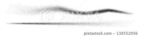 Dot noise brush effect set, grunge spray gradient lines Dot noise brush effect set, grunge spray gradient lines 138552056