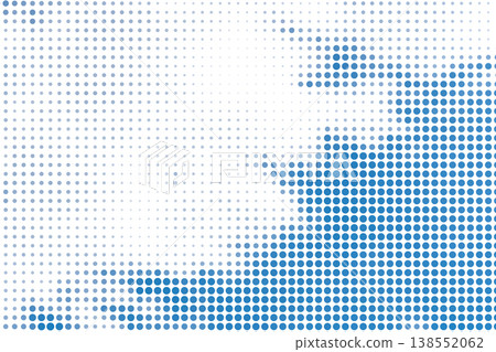 Blue sky halftone pattern. Half tone clouds Blue sky halftone pattern. Half tone clouds 138552062