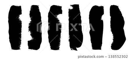 Paint roller ink brush texture background 138552302