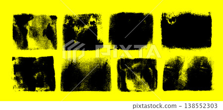 Paint roller ink brush texture background 138552303