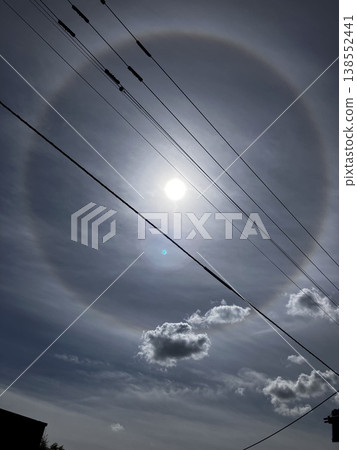 太陽周圍的光環 太陽周圍的光環 138552441