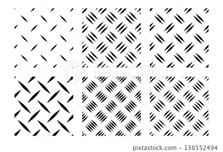 Steel diamond plate seamless pattern 138552494