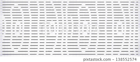 Straight dash line set. Pencil borders design 138552574
