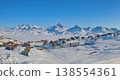 Colorful houses in Tasiilaq Town 138554361