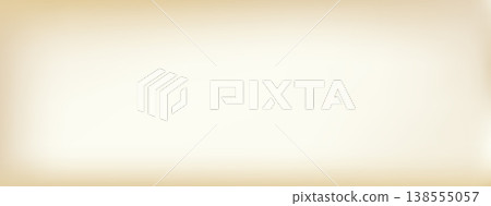 Beige frame gradient background in gold and cream for beauty banners. Soft beige gradation with light sand and pastel tones. Elegant vector blank illustration with champagne and ivory hues 138555057