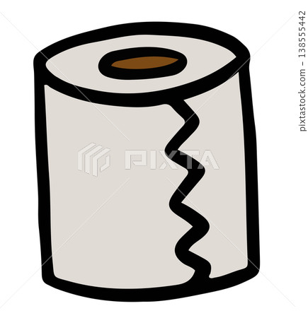 Hand drawn illustrations of tissue paper for baking, cook book, kitchen, department store, grocery shopping, supermarket, market, mart, kid drawing style, room, icon, online shopping, home appliances 138555442