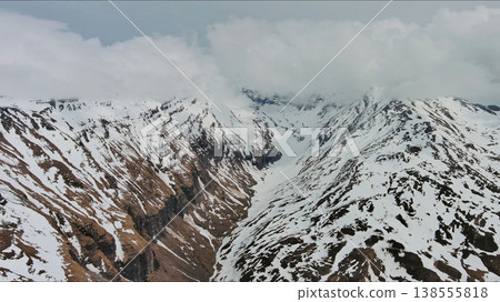 Snow Alp mountain range landscape Snow Alp mountain range landscape 138555818