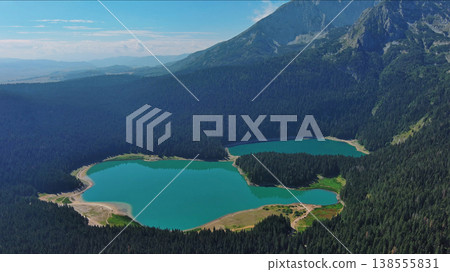 Black Lake in mountain Durmitor park Montenegro 138555831