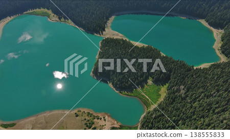 Black Lake top view in Montenegro Black Lake top view in Montenegro 138555833