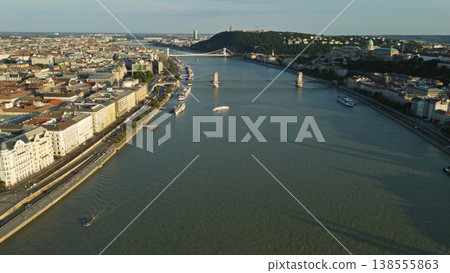 Budapest city and Danube river Budapest city and Danube river 138555863