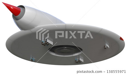 ufo, unidentified flying object, three dimensional 138555971