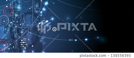 Cybersecurity and information science technology background Cybersecurity and information science technology background 138556393